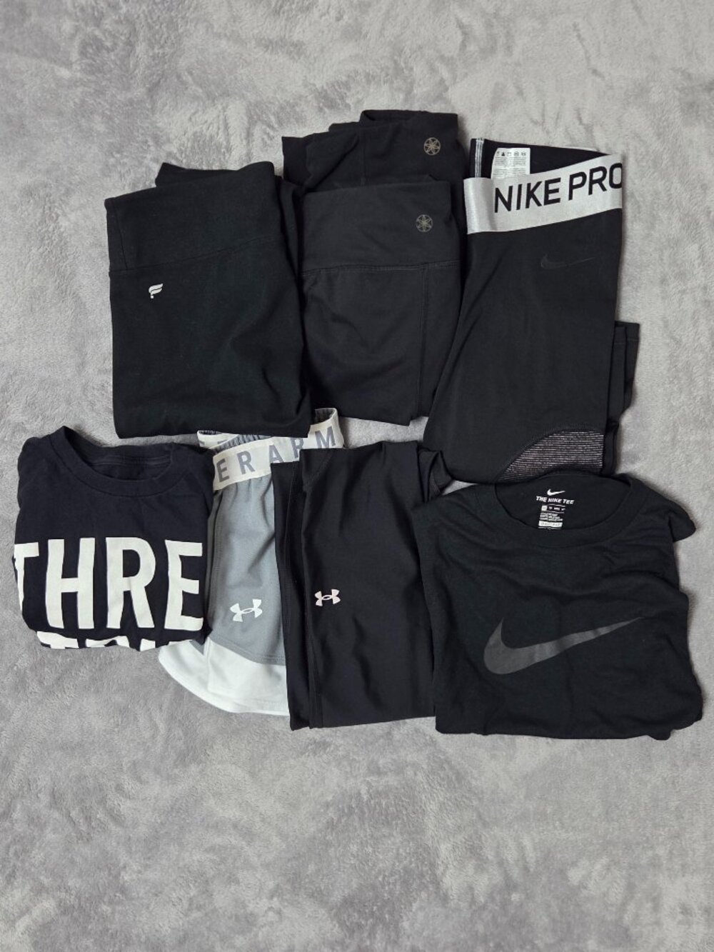 8-Piece Activewear Bundle: Nike, Under Armour, Adidas, Fabletics